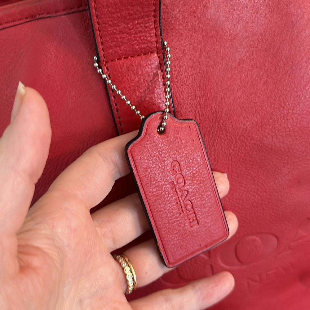 COACH MERCER TOTE GLOVETANNED LEATHER BAG TRAVEL GROCERY LAPTOP GUC W/HANGTAG - Picture 5 of 17